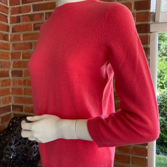 Lilly Pulitzer Coral Lightweight Jacket & Matching Cashmere Sweater Petite Small - Picture 2 of 11
